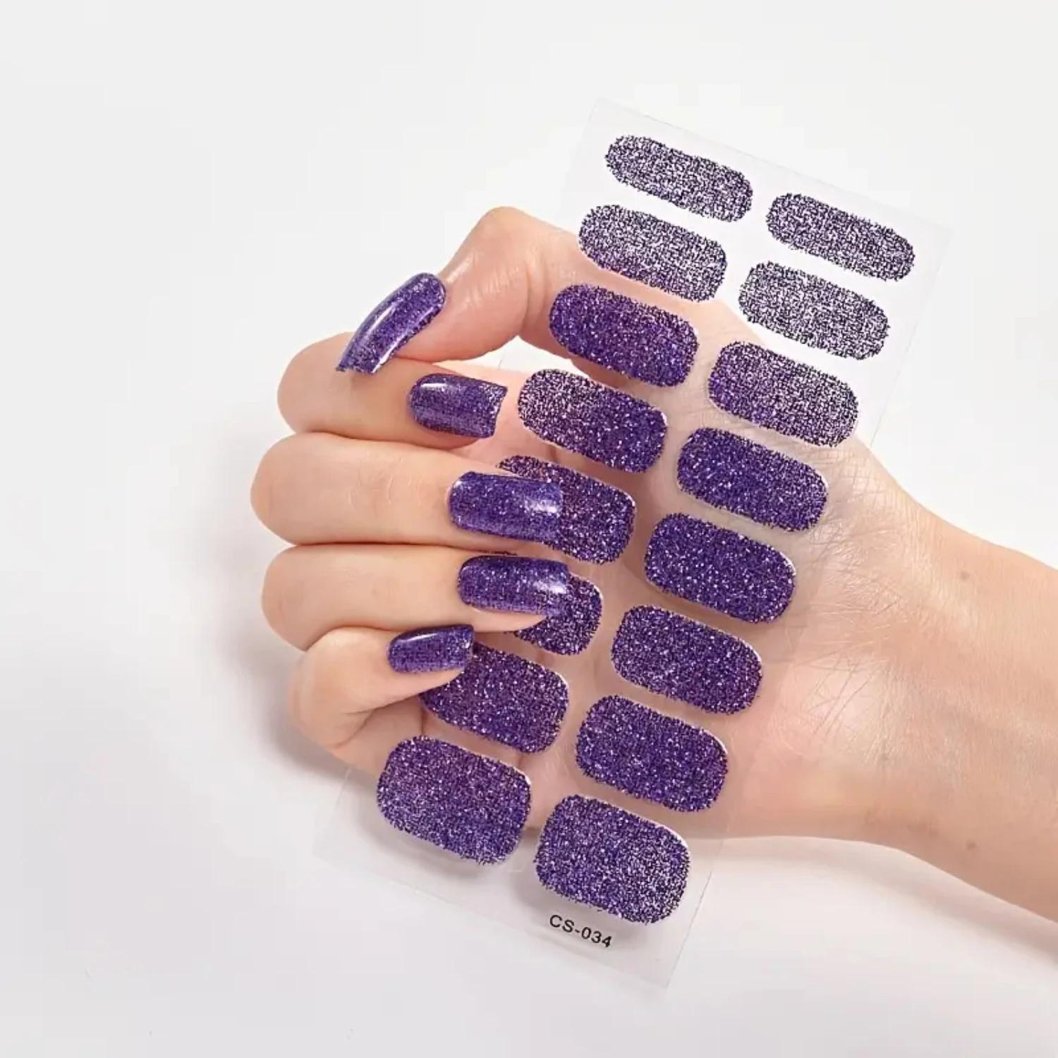 

Transform Your Nails with Stunning and Long-Lasting Sparkly Full Cover Nail Art Stickers for Women - Self-Adhesive Decal Strips