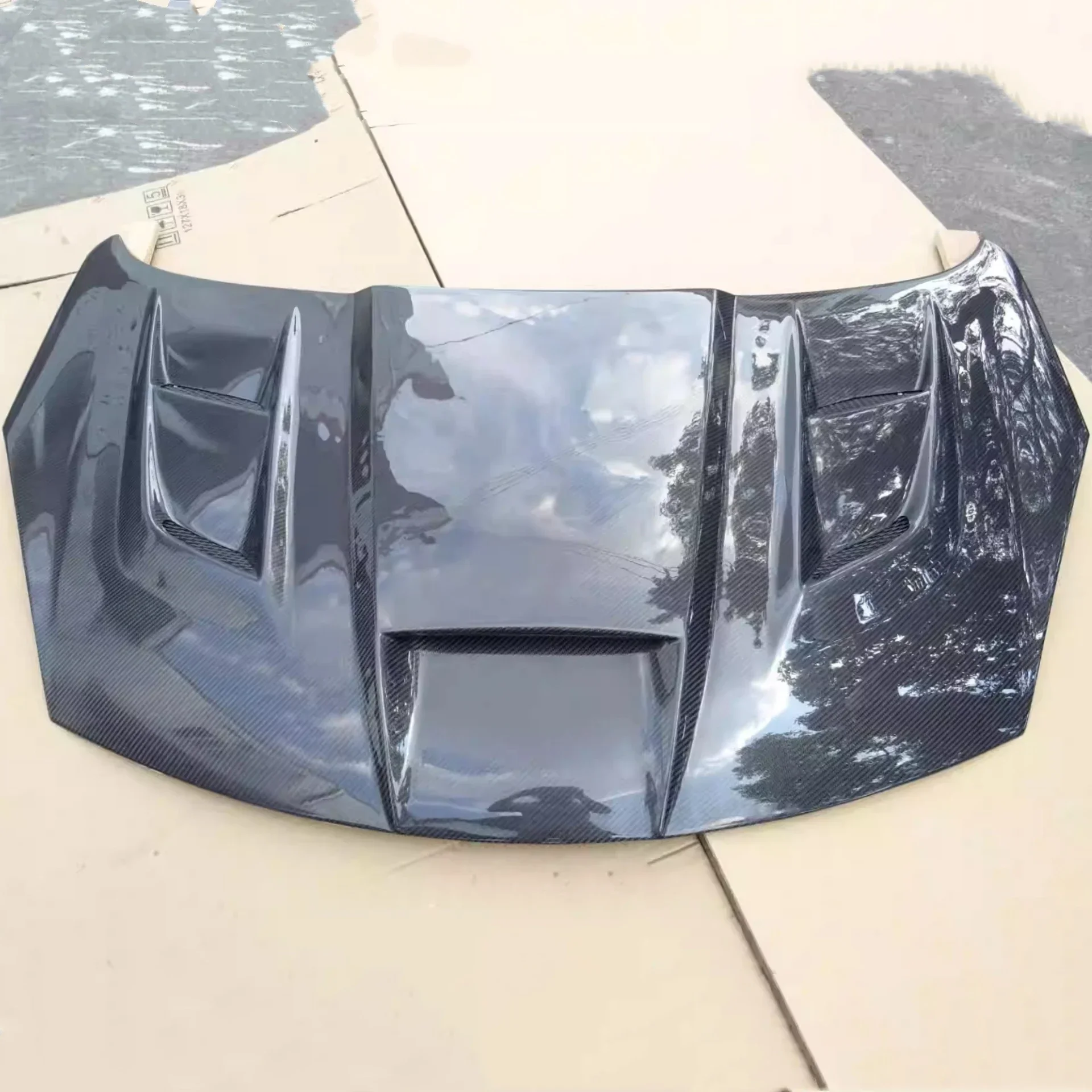 

Body Kit Carbon Fiber Engine Cover for Nissan Livina 2008 Hood Light Weight Bonnet Car Accessories