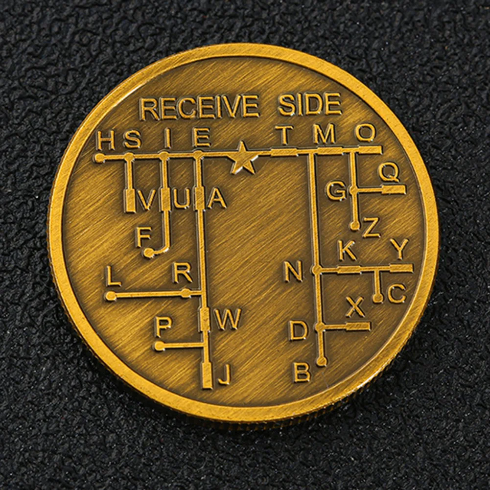 Training Coin For Morse Code Training  Training For Novice Radio Enthusiasts And Hobbyists Test Measurement Inspection Meters