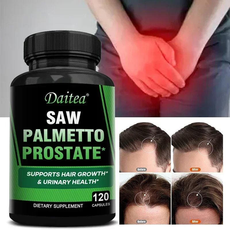 Saw Palmetto Capsules Help Promote Prostate Health,Reduce Baldness and Thinning Hair &Regulate Hormonal Sex Capsules in The Body