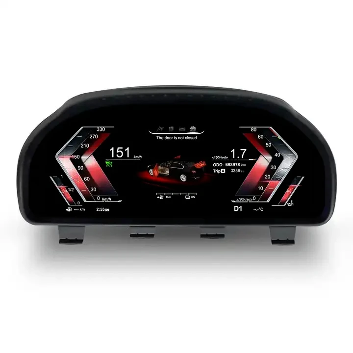 

12.3" LCD Digital Dashboard Virtual Instrument Cluster DVD Speedometer 5Serie Car Radio F10F15 2007-2013 Linux Carplay