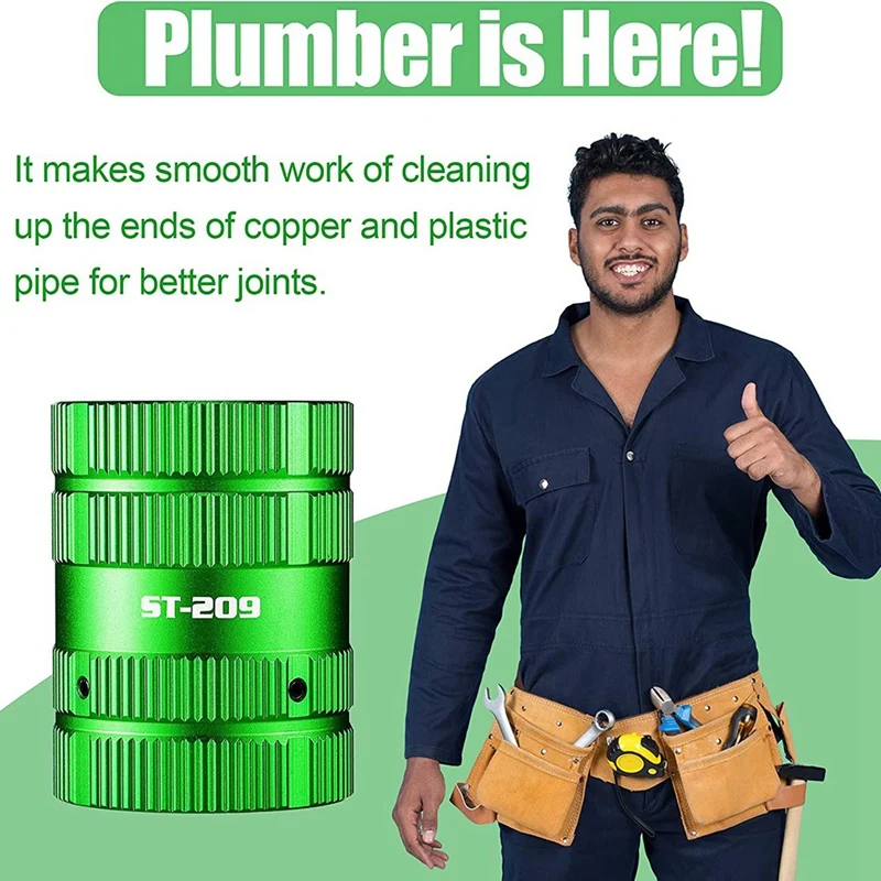 1 Piece Pipe Reamer Tool [Plumbers Efficient Helper] Deburring Tool For Copper PVC Pipe Cleaner, Tubing And Pipe Reamer