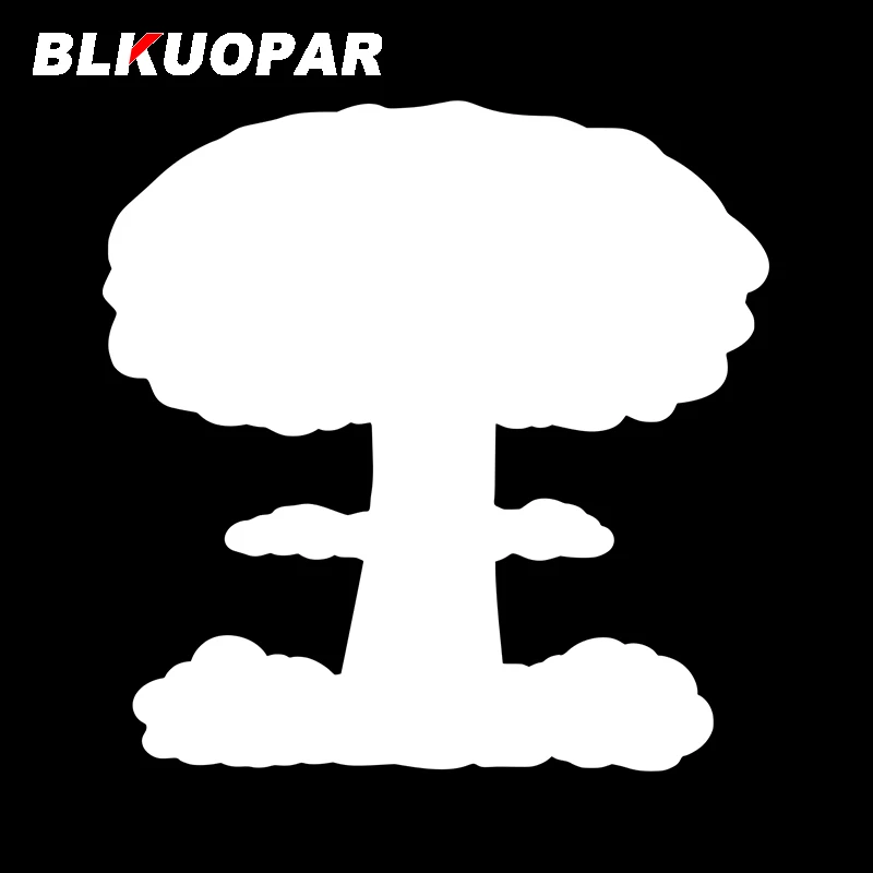 BLKUOPAR for Radioactivity Mushroom Cartoon War Car Stickers Creative Scratch-Proof Decals Windows Refrigerator Decor Car Label