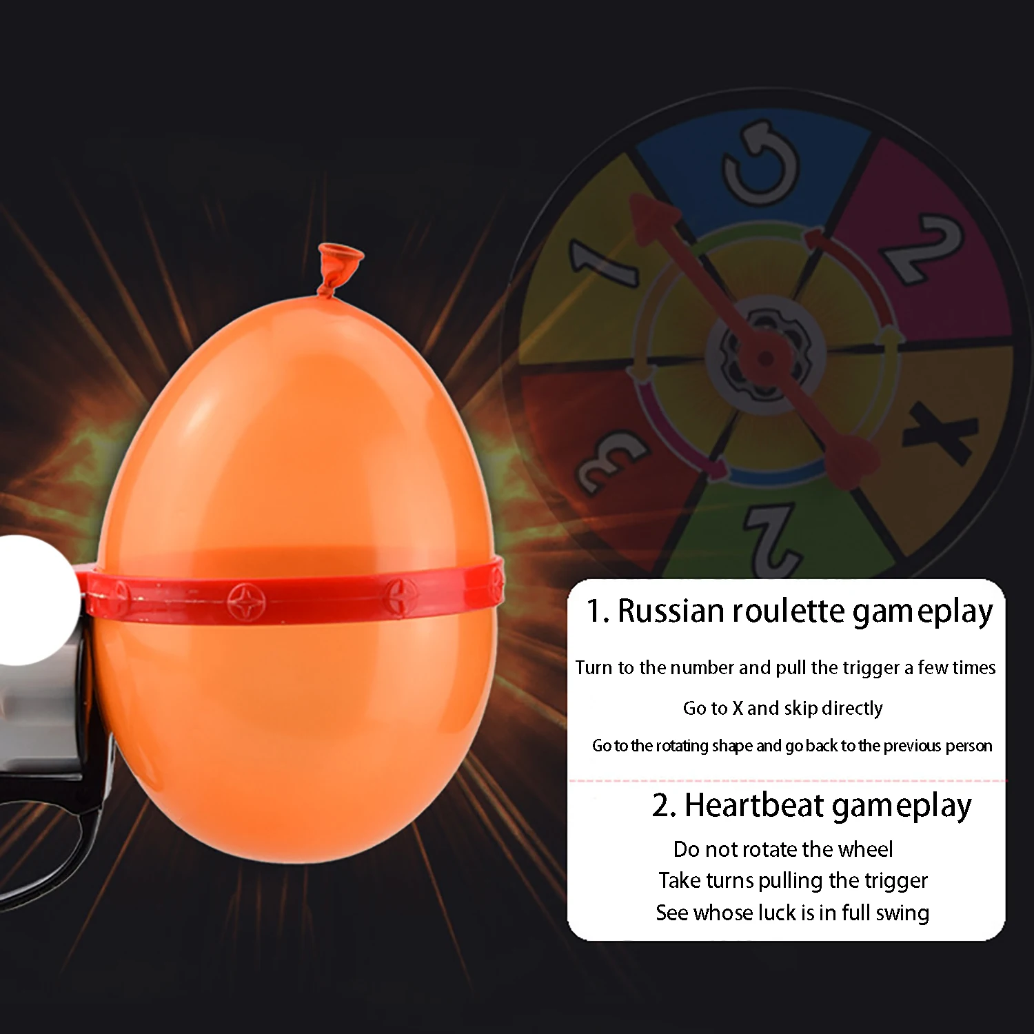 어린이들을 위한 새로운 독특한 인터랙티브 장난, 회전판, 풍선총 장난감 파티, 패러디, 물풍선총 파티