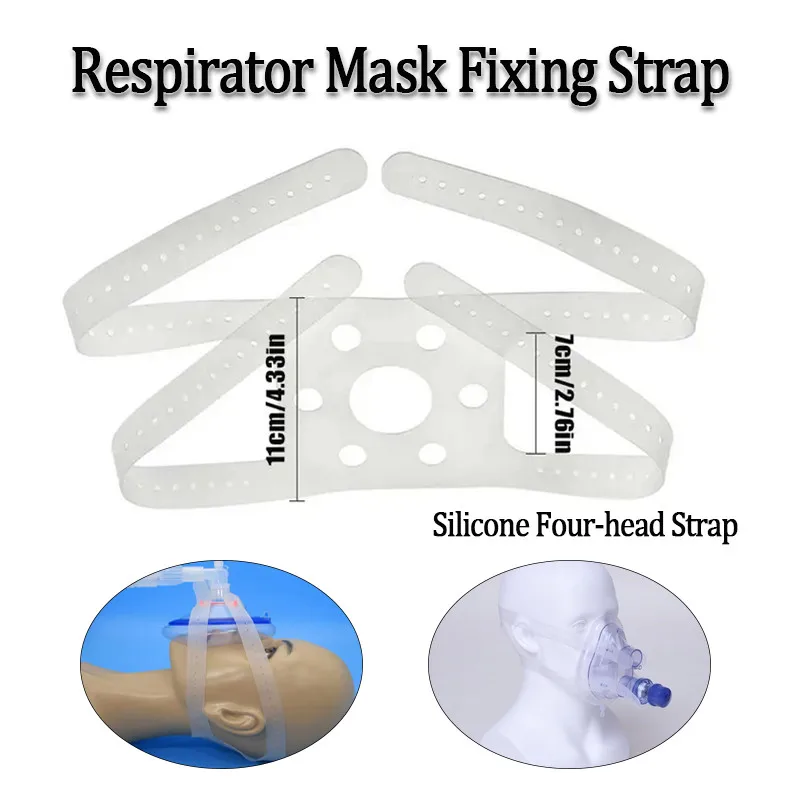 

Adjustable Gel Full Mask Replacement Headband CPAP Respirator Silicone Elastic Fixed Strap