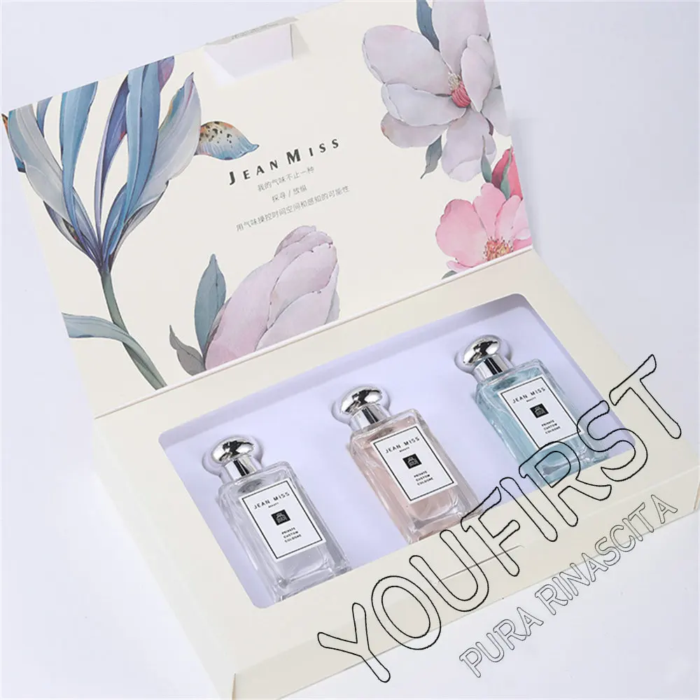 High Quality Perfume Women Gift Box 90ml 3pcs Set Pheromone Perfumes De Mujer Originales Floral Scent Lasting Fragrances Perfumy