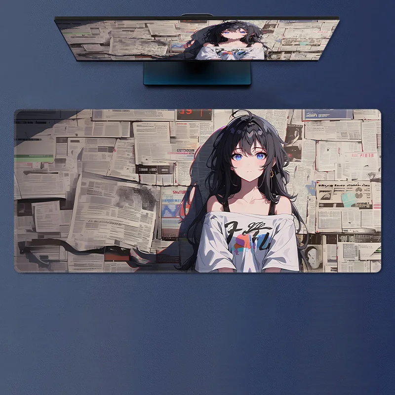 

My Youth Romantic Story Second Dimension Girl Yukinoshita Yukino Hd Anime Desk Mat Mouse Pad Anti-Slip Rubber Gaming Accessories