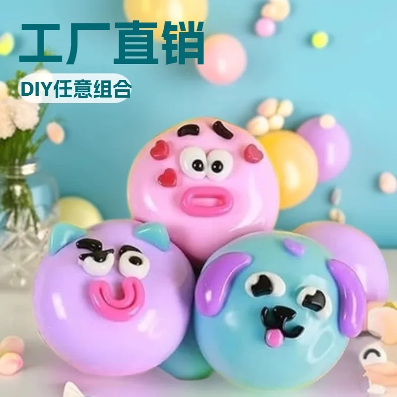 Spiky Mini Fidget Stress Ball Soft Squeeze Sensory Toy Portable Cute Anxiety Relief Healing Toy for Finger Hand Play Kids Adults Party Pocket Gift
