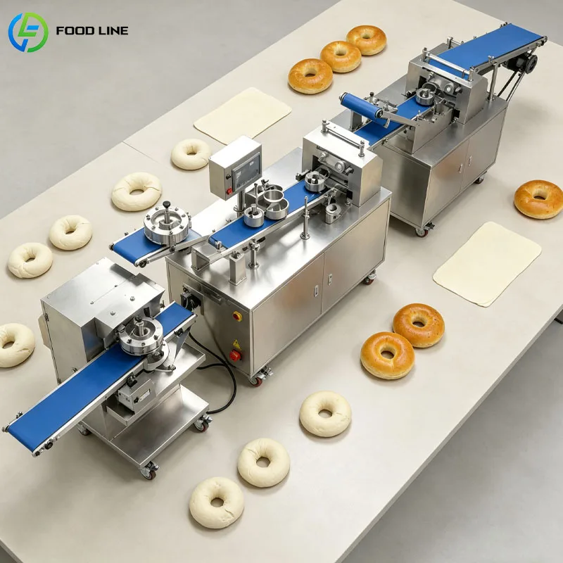 Bagel Maker Machine Automatic Commercial Donut Forming Bakery Equipment Dough Shaping Machine Customized