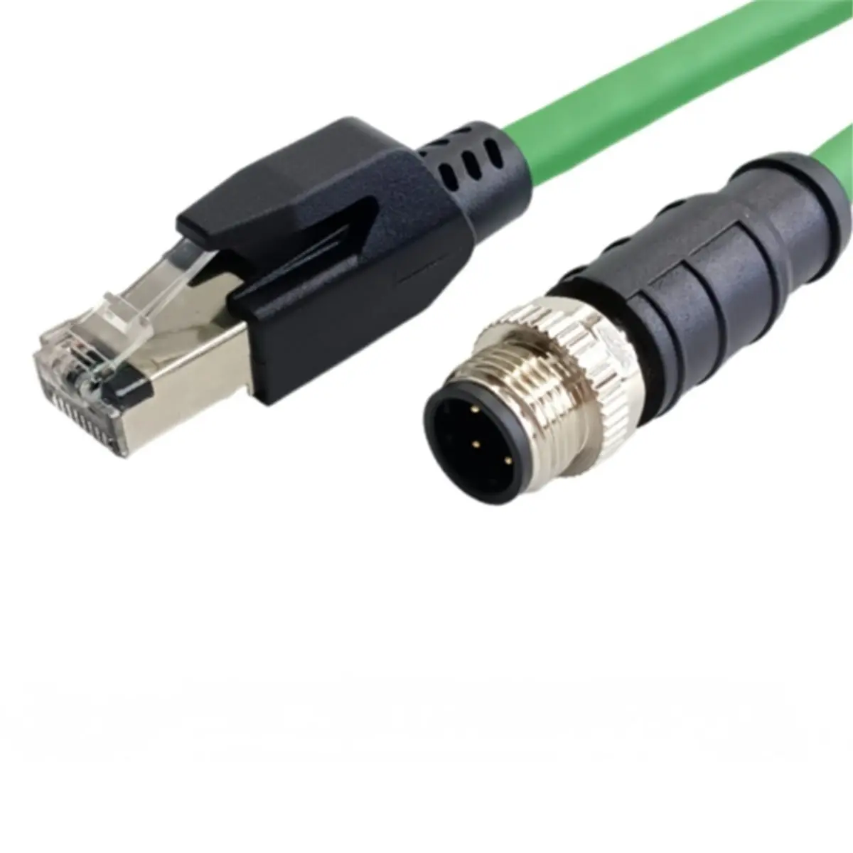 8pin M12toRJ45 Cable IP67 Waterproof STP Shielded of RJ45 Industrial Ethernet Cable for EtherCAT/Profinet/IIoT