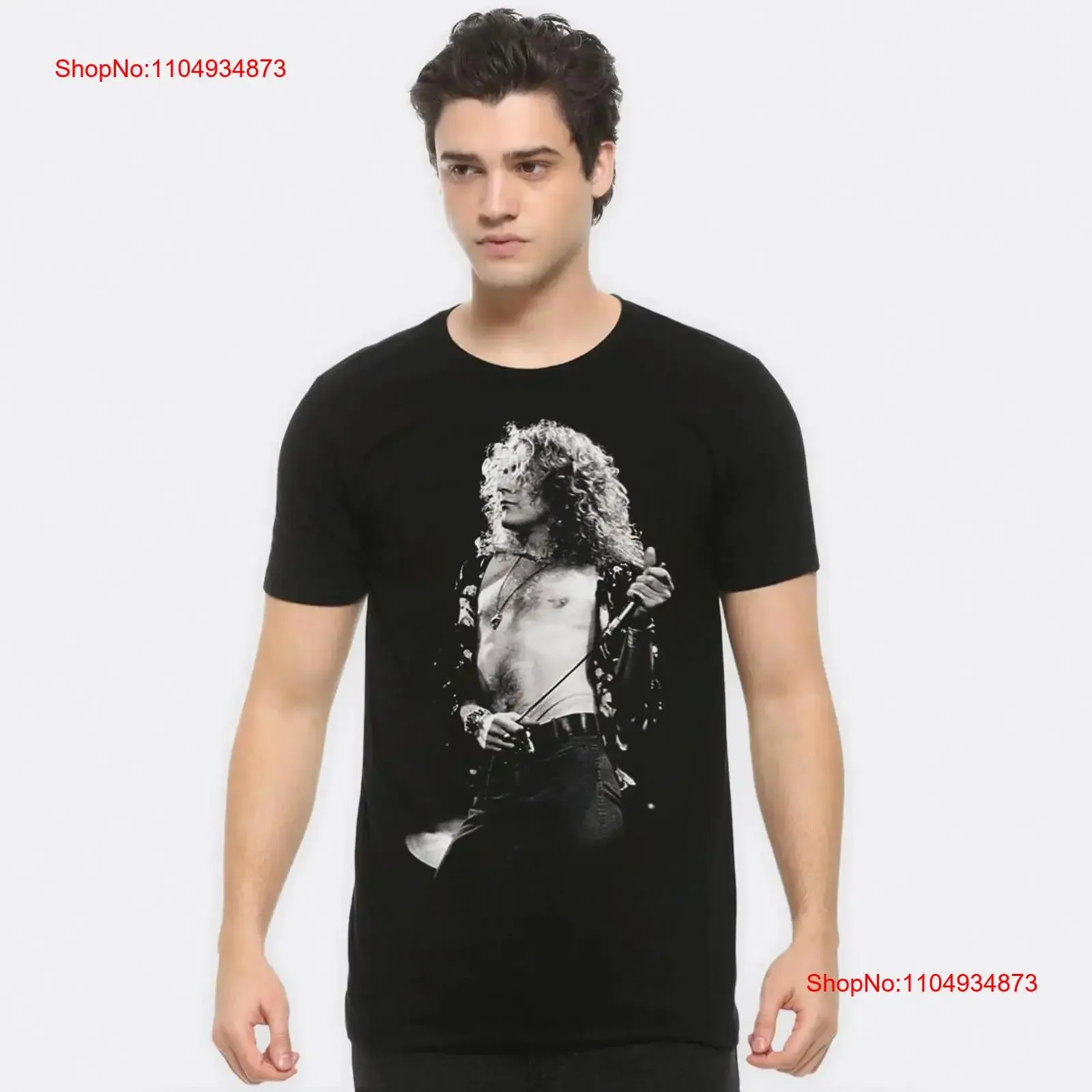 

Футболка Robert Plant Concert, хлопковая мужская и женская, размеры, светодиод 78002, винтажная, стираная, удобная, повседневная, слегка стильная