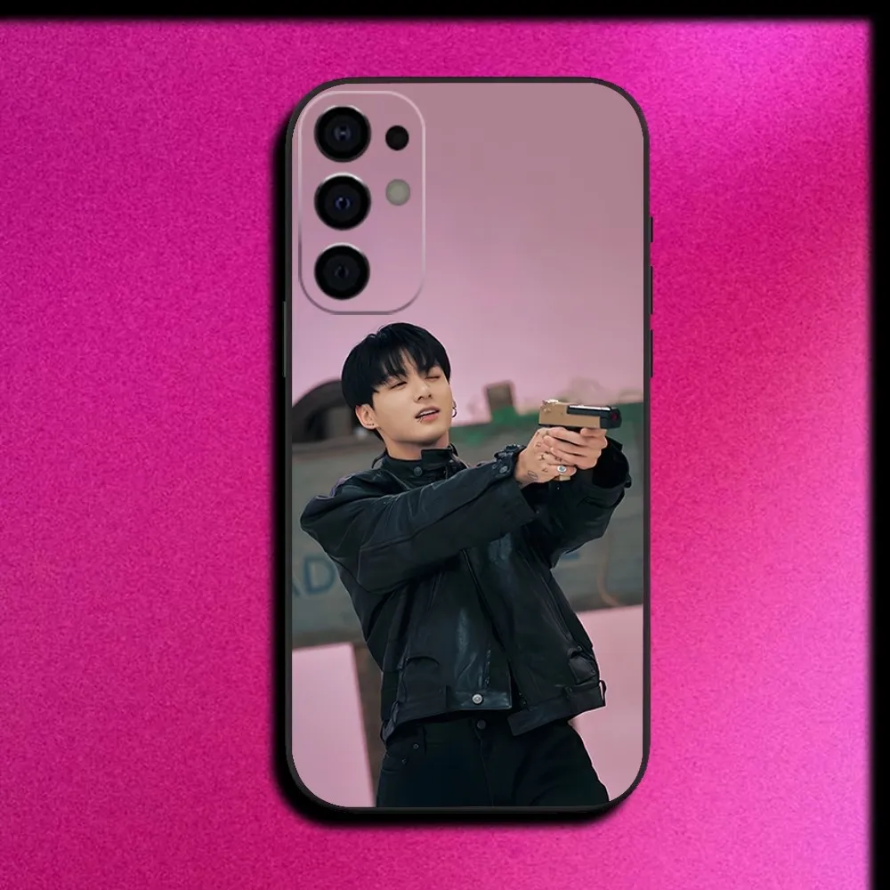 Singer J-JungKookS-S Phone Case For Samsung S25,S24,S21,S22,S23,S30,Ultra,S20,Plus,Fe,Lite,Note,10,9,5G Black Cover