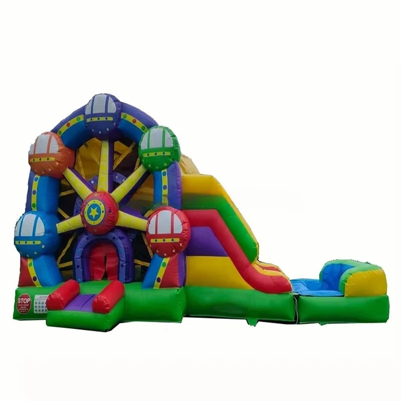 Good Quality  Inflatable Bouncy Slide 7m*4m  4M Height  Inflatable Bouncy Castle Combined Slide Inflatable Park Games
