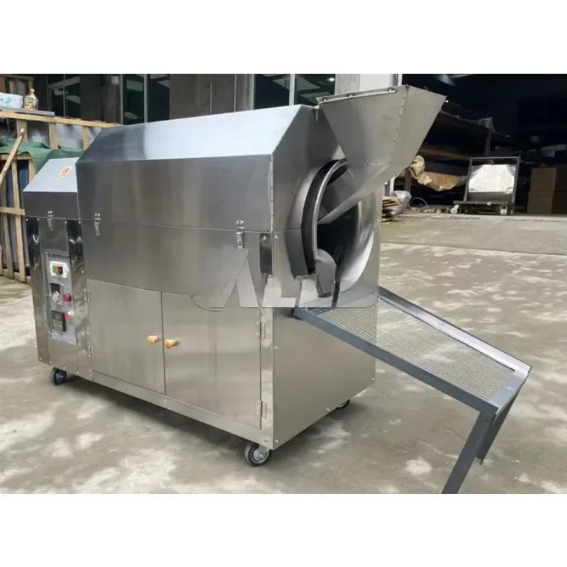 automatic nuts roasting machine roaster commercial gas vertical chestnut spicy frying machines