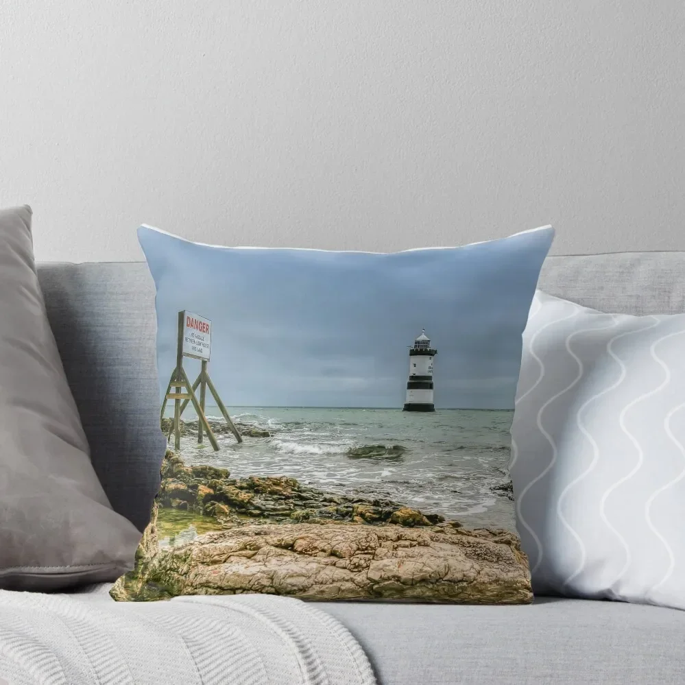 

Penmon Point Lighthouse Anglesey Throw Pillow pillow pillowcase Marble Cushion Cover Pillow Cases