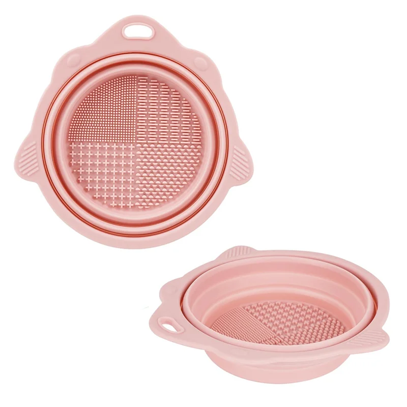 A25F-2 Pack Складная щетка для чистки кистей, шайба для чистки, чашка для ополаскивания акрила, акварели, масляной живописи