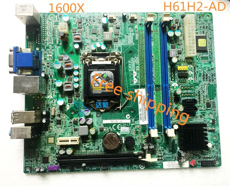 

H61H2-AD For ACER SX2855 1600X B430 XC600 Motherboard LGA1155 Mainboard 100% Tested Fully Work