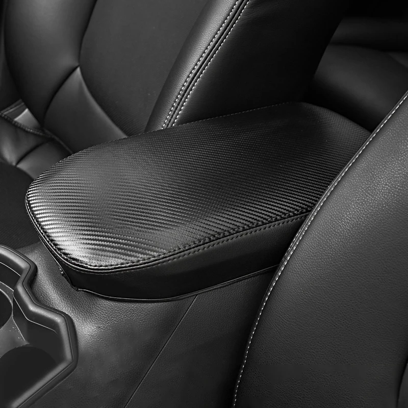 For Toyota RAV4 XA50 2019 2020 2021 2022 2023 2024 2025 RAV 4  Hybrid Car Center Console Armrest Box Cover Leather Accessories