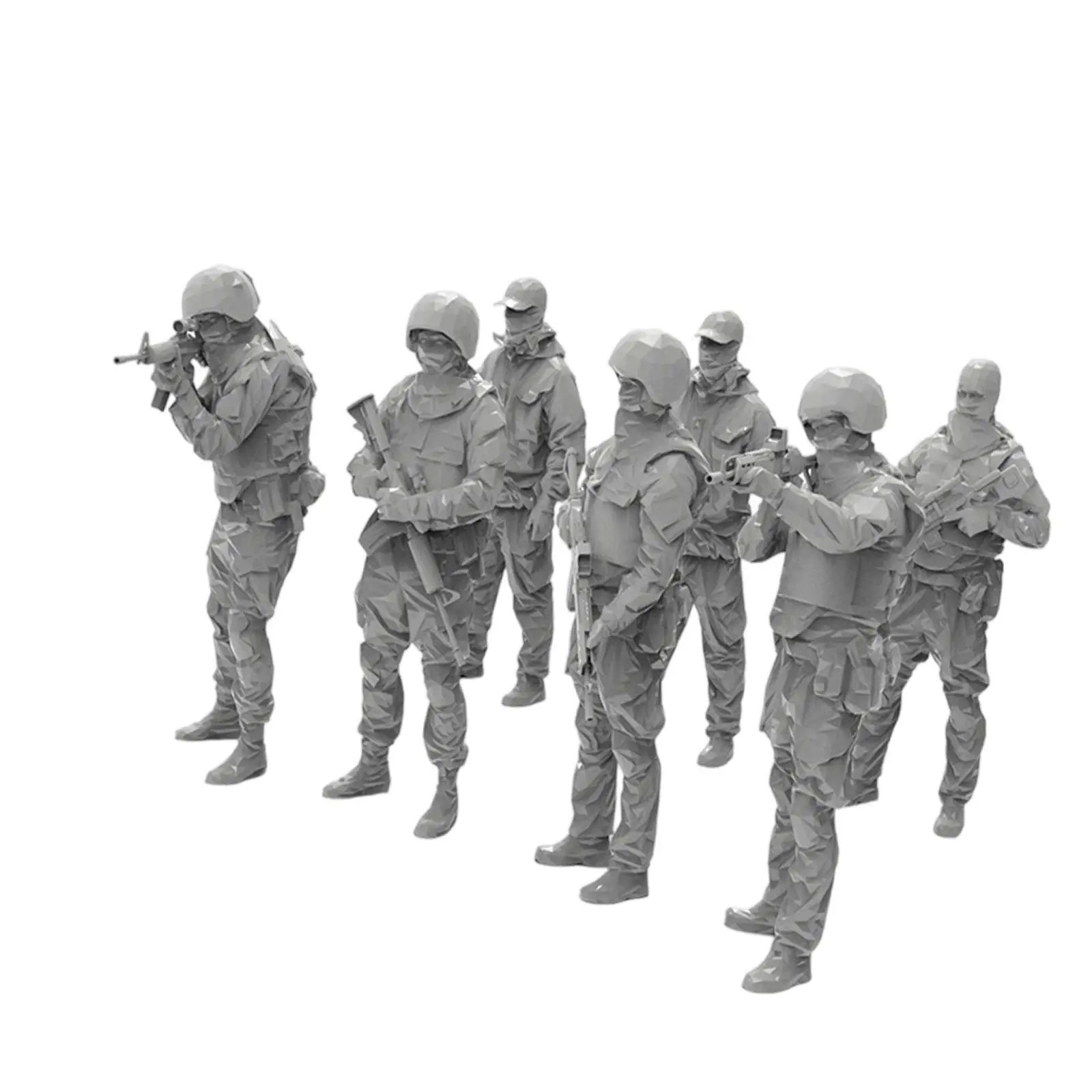 

7 Pieces Miniature Figures 1/64 Scale Miniature People Figurines for Friends