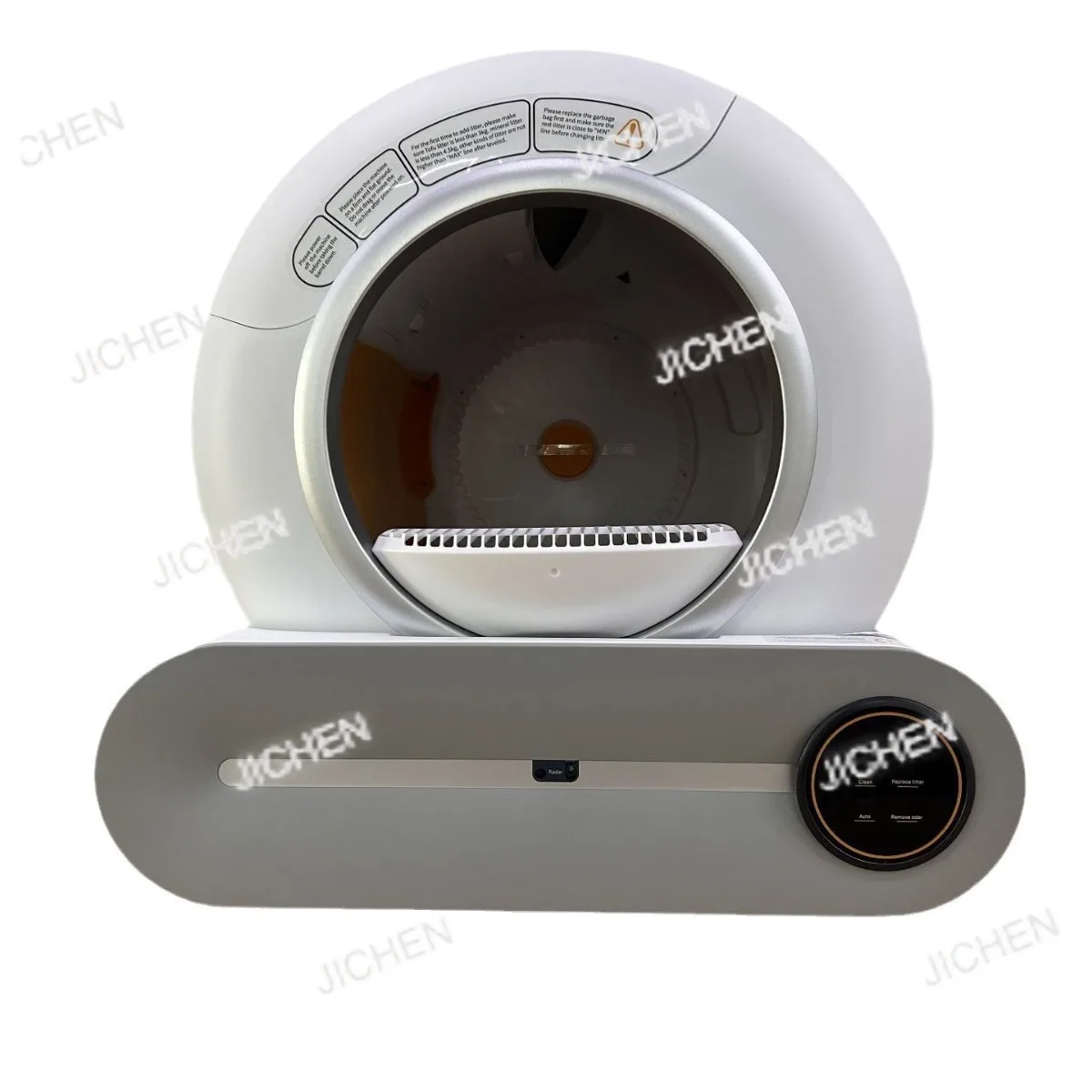 

Умный автоматический туалет для кошек 65 л, большой лоток для кошек с функцией дезодорации и устранения запахов, интеллектуальный контейнер для утилизации отходов