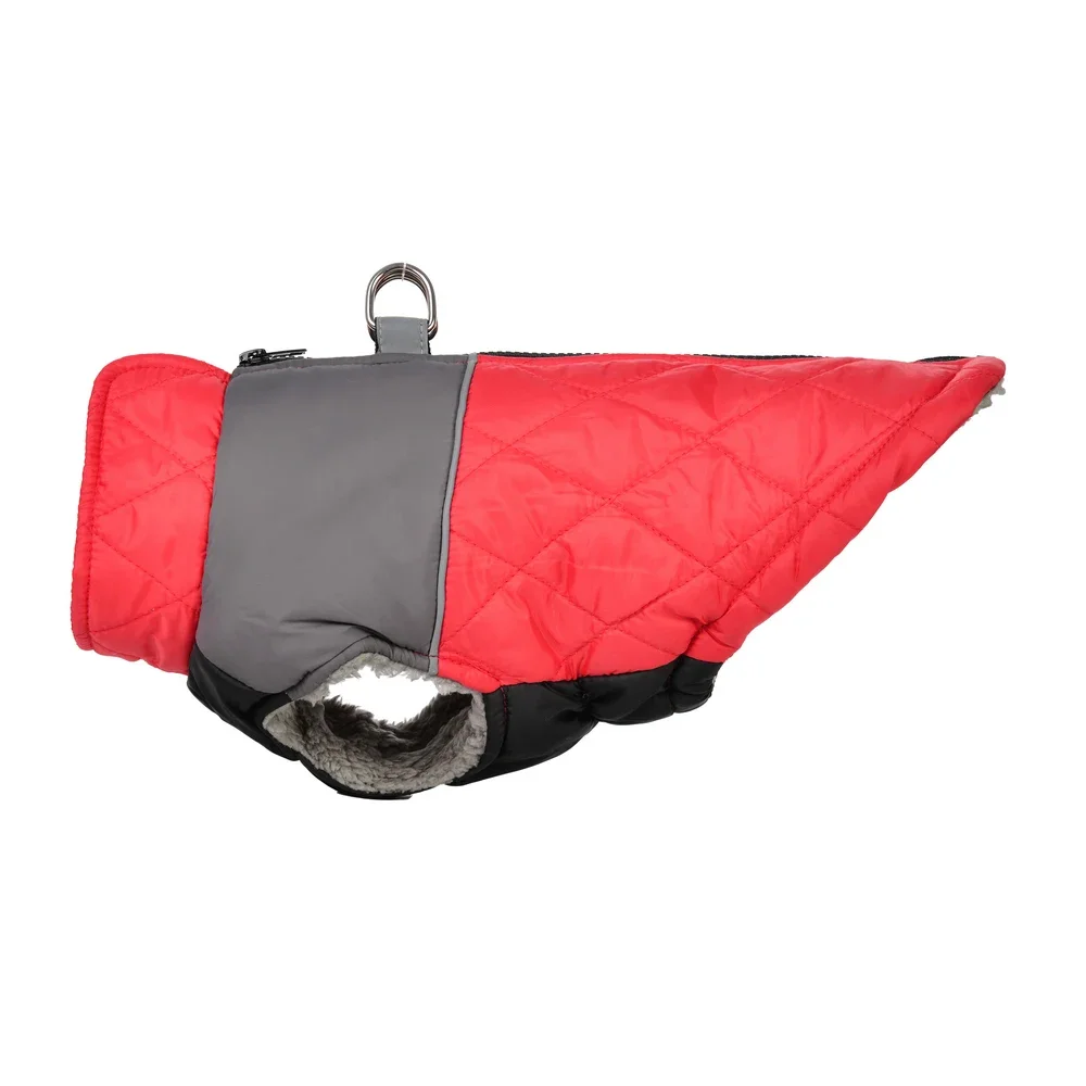 2 قطعة ملابس الحيوانات الأليفة الخارجية للخريف والشتاء ملابس الكلاب المقاومة للماء سترة ملابس مبطنة بالقطن للحيوانات الأليفة #5