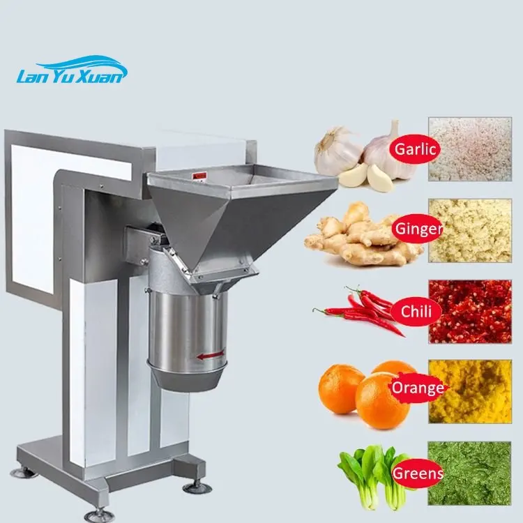 Vegetable Mashed Machine Onion Ginger Garlic Potato Paste Making Machine