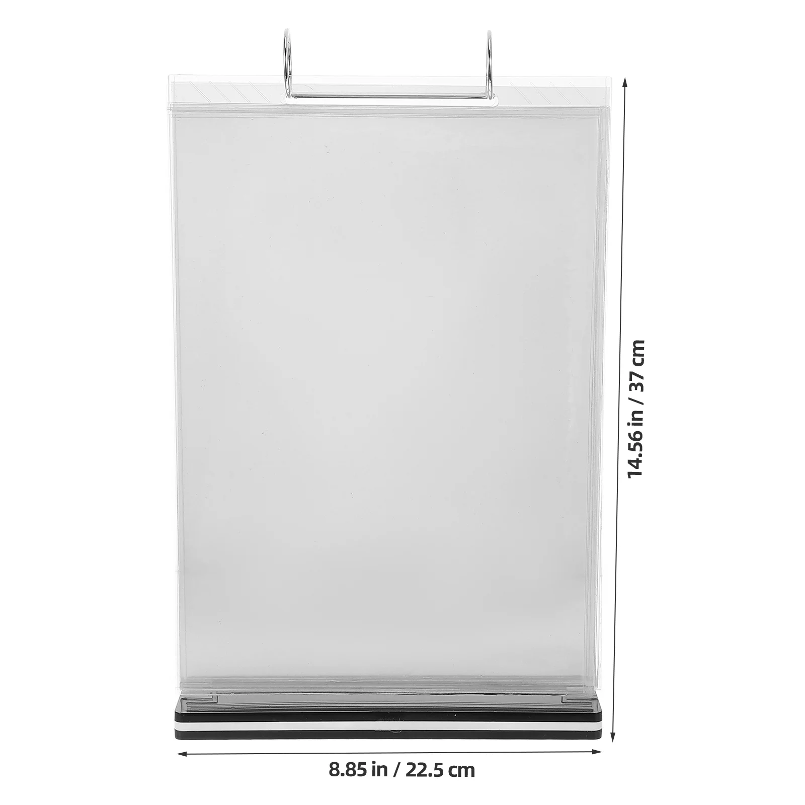 حامل القائمة بحجم A4، لافتة طاولة قابلة للطي للمطاعم والمقاهي والحانات ومنظم مكتب ورف مزدوج الجوانب وعرض القائمة المحمول #4