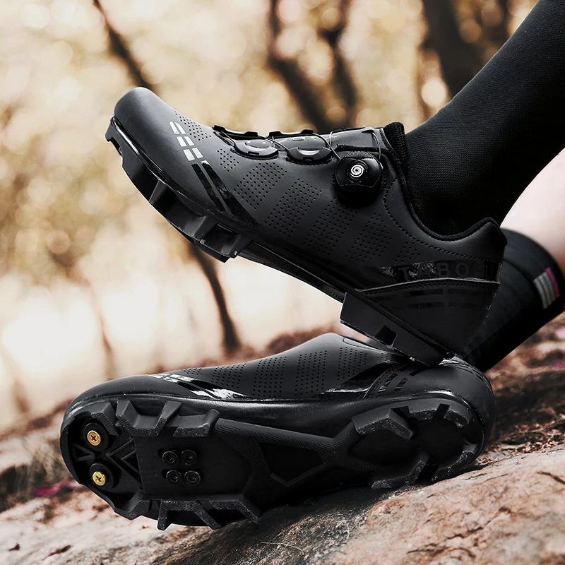 LiXingMing Men Cycling Shoes MTB T72 Outdoor Race Car Competition Cleat Non-slip Trail Mountain Sneakers Zapatillas Unisex view 6