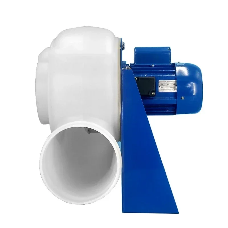 Ventilador de exaustão de fábrica 220V Dispositivo de ventilação com base de ácido PP Plástico Anticorrosivo Ventilador resistente a álcalis
