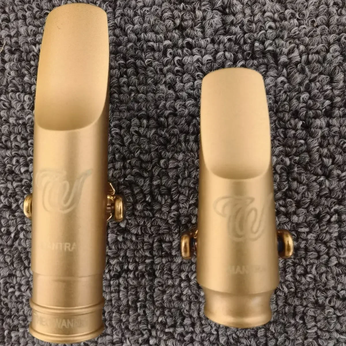 New Tenor Soprano Alto Saxophone Metal Mouthpiece Gold Lacquer Mouthpiece Sax accessories Mouth Pieces Woodwind Accessories