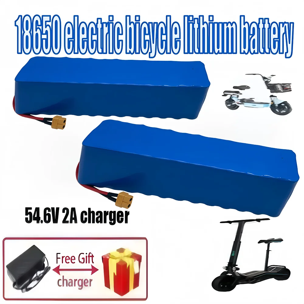 

1000 watt lithium-ion battery, upgraded version 13S2P, 48V, 30000MmAh, built-in 18650 battery pack and BMS protection system, su