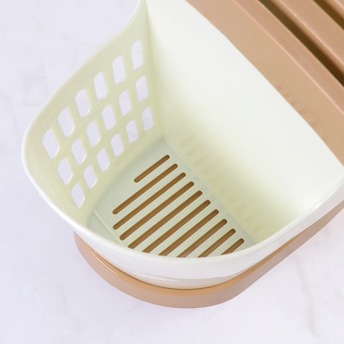 

Kitchen Chopsticks Rack Plastic Drainage Storage Holder Spoons Cutlery Organizer Drying Stand Household Restaurant Blue