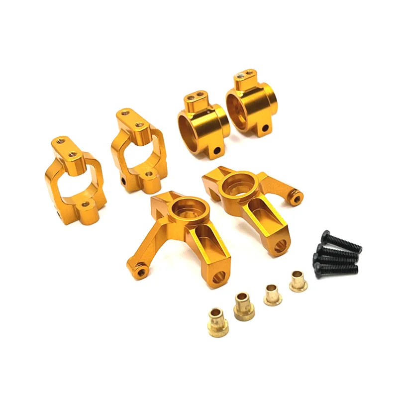 Metal Upgrade Steering Cup Rear Cup C-Seat Set For WLtoys 1/10 104072 104001 104002 RC Car Spare Parts view 4