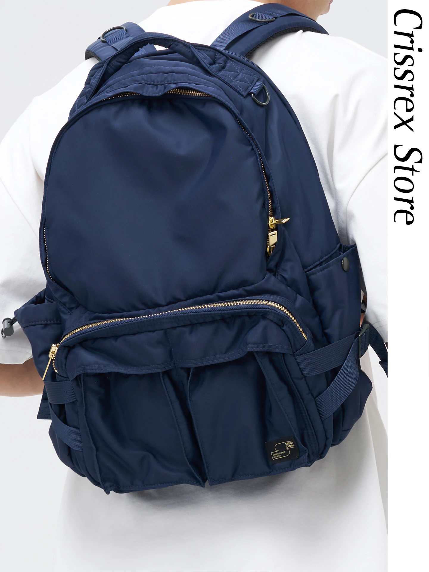 

Seelub Black Label Waterproof Hiking Backpack 400gm² Multi-Functional Climbing Shoulder Bag Casual Simple Style Unisex
