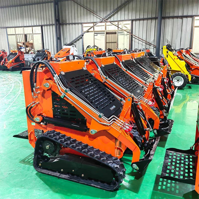 

Заводская цена Маленький мини-погрузчик с бортовым поворотом Дешевый высококачественный мини-погрузчик Дополнительная насадка Гусеничный мини-погрузчик для продажи