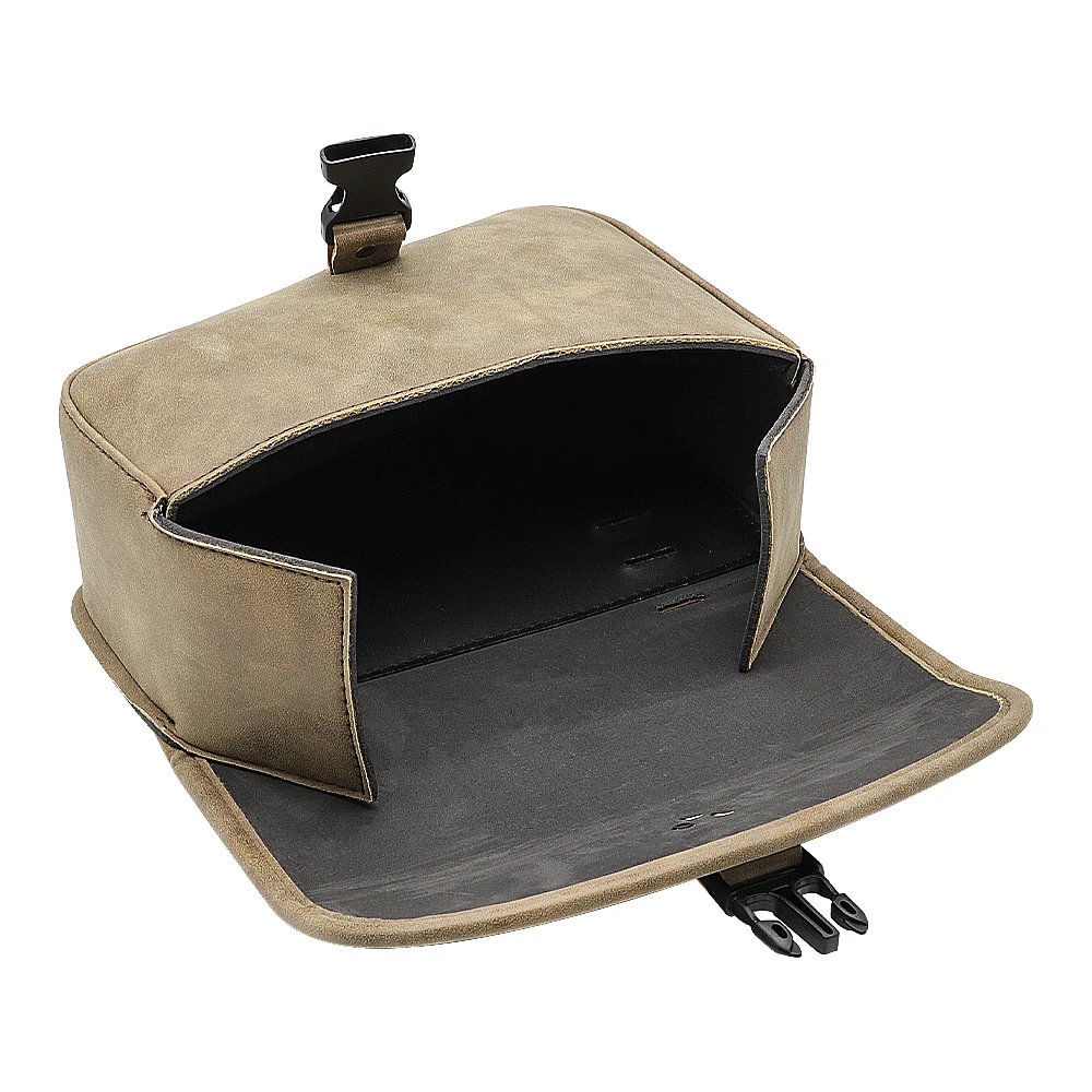 

Водонепроницаемая сумка для инструментов из искусственной кожи для мотоцикла, сумка на руль, сумка-кофр для хранения, подходит для Harley Sportster XL Softail Honda Yamaha