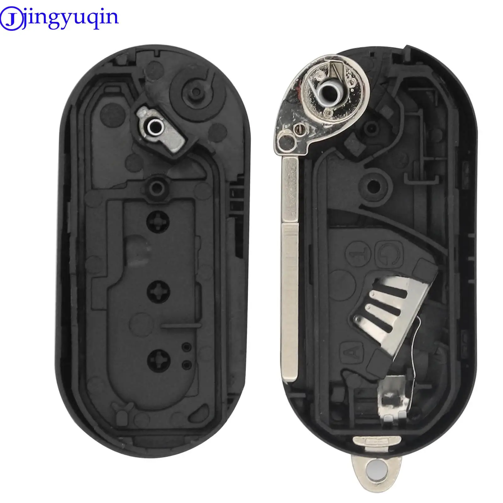 jingyuqin Remote Key Fob FSK PCF7946/PCF7946AT Chip For Fiat 500 Grande Punto For Citroen Jumper For Peugeot Boxer RX2TRF198