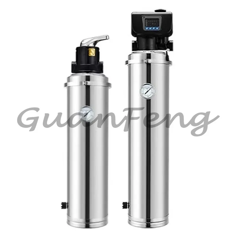 304 stainless steel whole house filtration system large flow home user external central water purifier