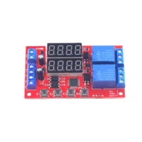 32 multi-mode 2-channel delay time relay modules 5V1V24V timing programmable optocoupler isolation pulse