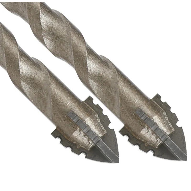 

AB66-Masonry Drill Bits Set 10PCS Four-Edged Eccentric Drill Bit For Glass, Metal, Brick, Tile, Concrete, Plastic And Wood