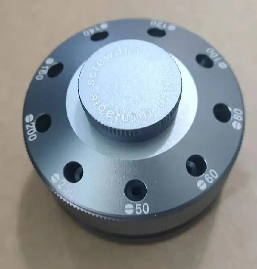 Rotating Organizer Stand for Watch Repair Screwdriver with Flat Blade 0.5mm to 2.5mm