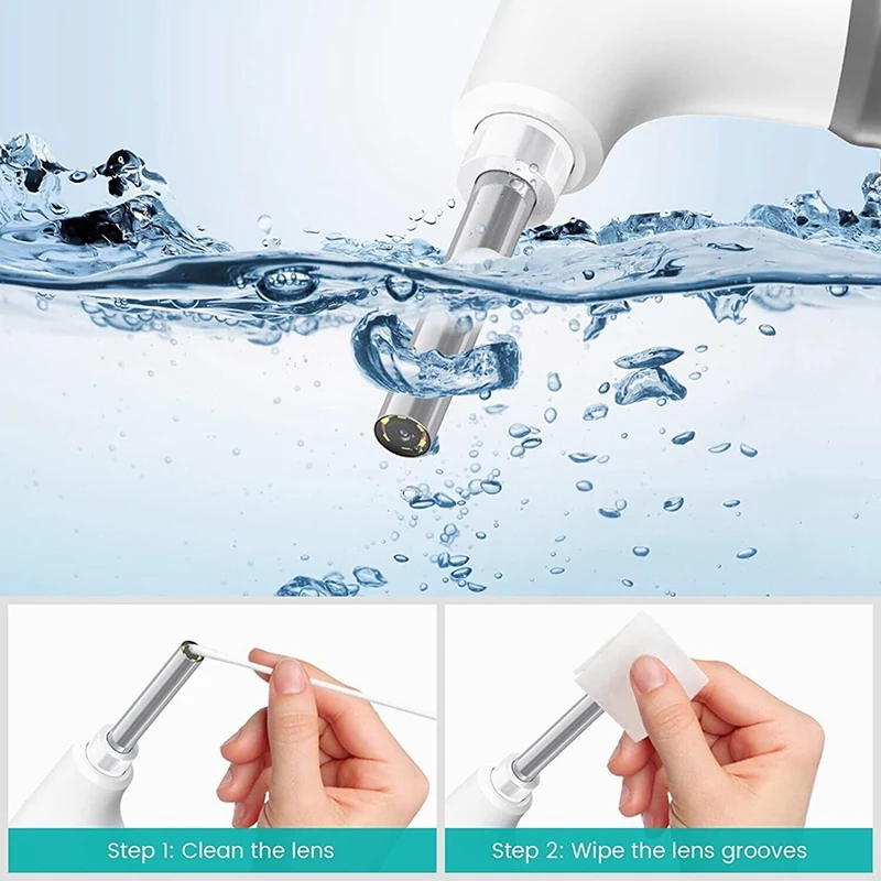 Teslong SA39W Ear Endoscope Camera Ear Wax Cleaner Camera For Ears Nose  Support IOS Android