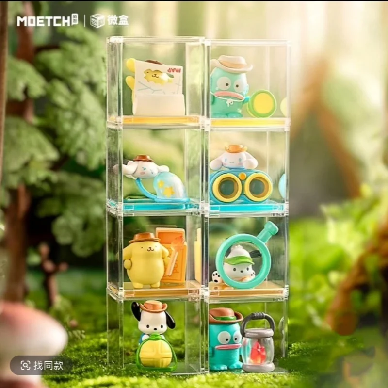 

Подлинная серия Sanrio Little Explorer, слепая коробка Hangyodon Pochacco, модель микрокоробки, фигурка Cinnamoroll, украшение для рабочего стола, игрушка в подарок