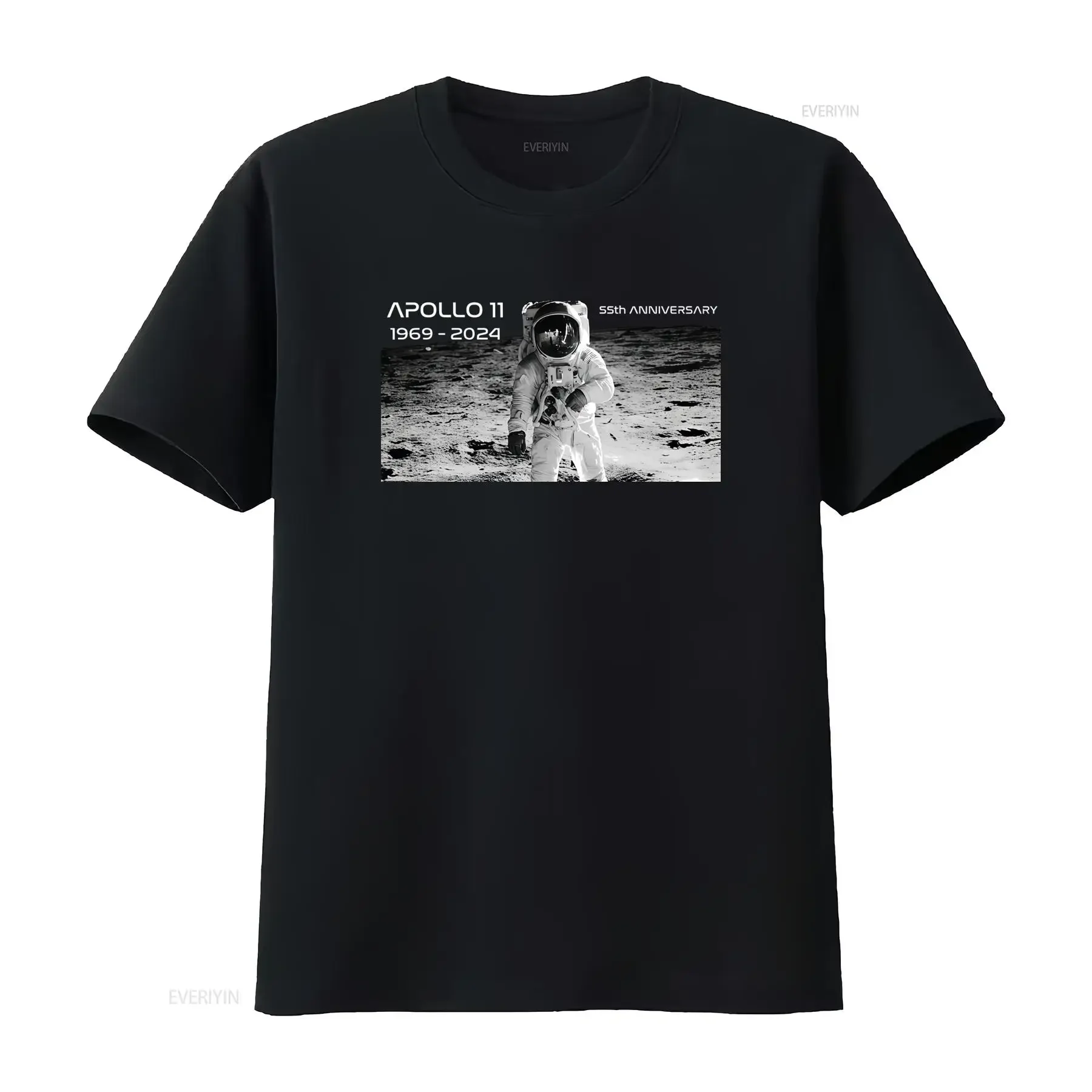 Apollo 11 55th Anniversary Moon Landing Commemorative T Shirt Mission 1969 2024 Lunar Eagle Landed Design vintage Washed homme
