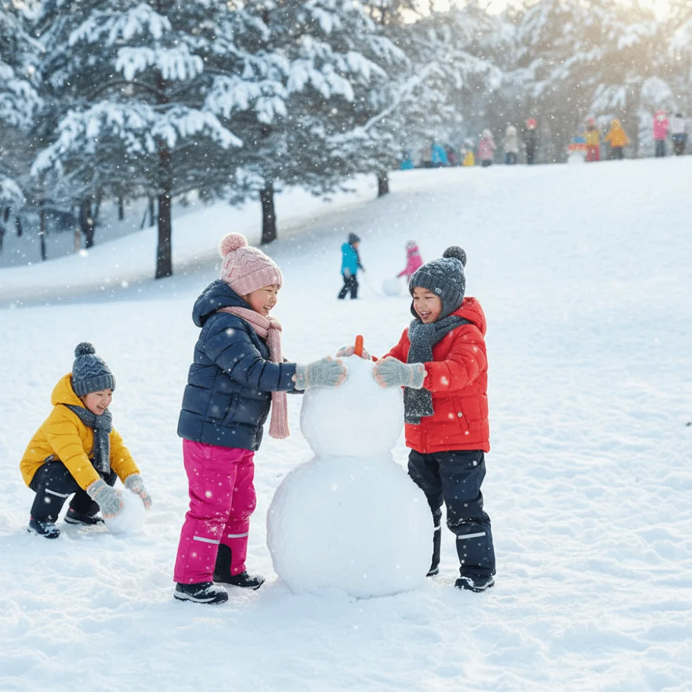 زوج من قفازات الأطفال الصغار تشبه المنك مادة الشعر الطويل سميكة الدافئة قفازات الشتاء الدافئة 3-8 سنوات قفازات الحماية الباردة