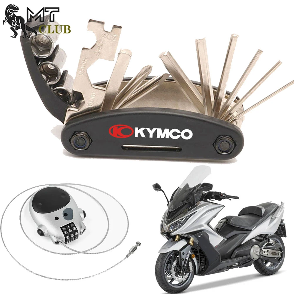 مفك براغي متعدد الوظائف 16 في 1 لإصلاح الدراجات النارية لـ KYMCO CV3 AK550 DownTown 125i Dtx360 X-Town Kxct Xciting