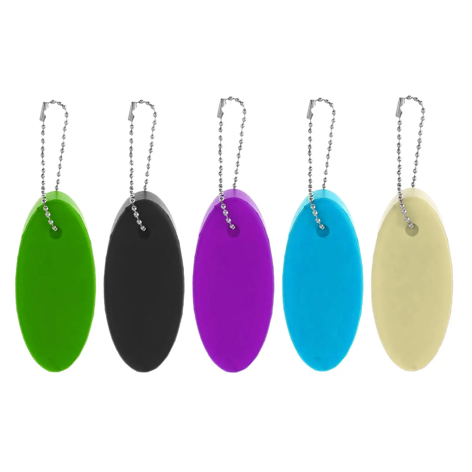 Buoyant Keychain Polyurethane Foam Key Float Waterproof Key Ring for Kayaking Boating Fishing Beach