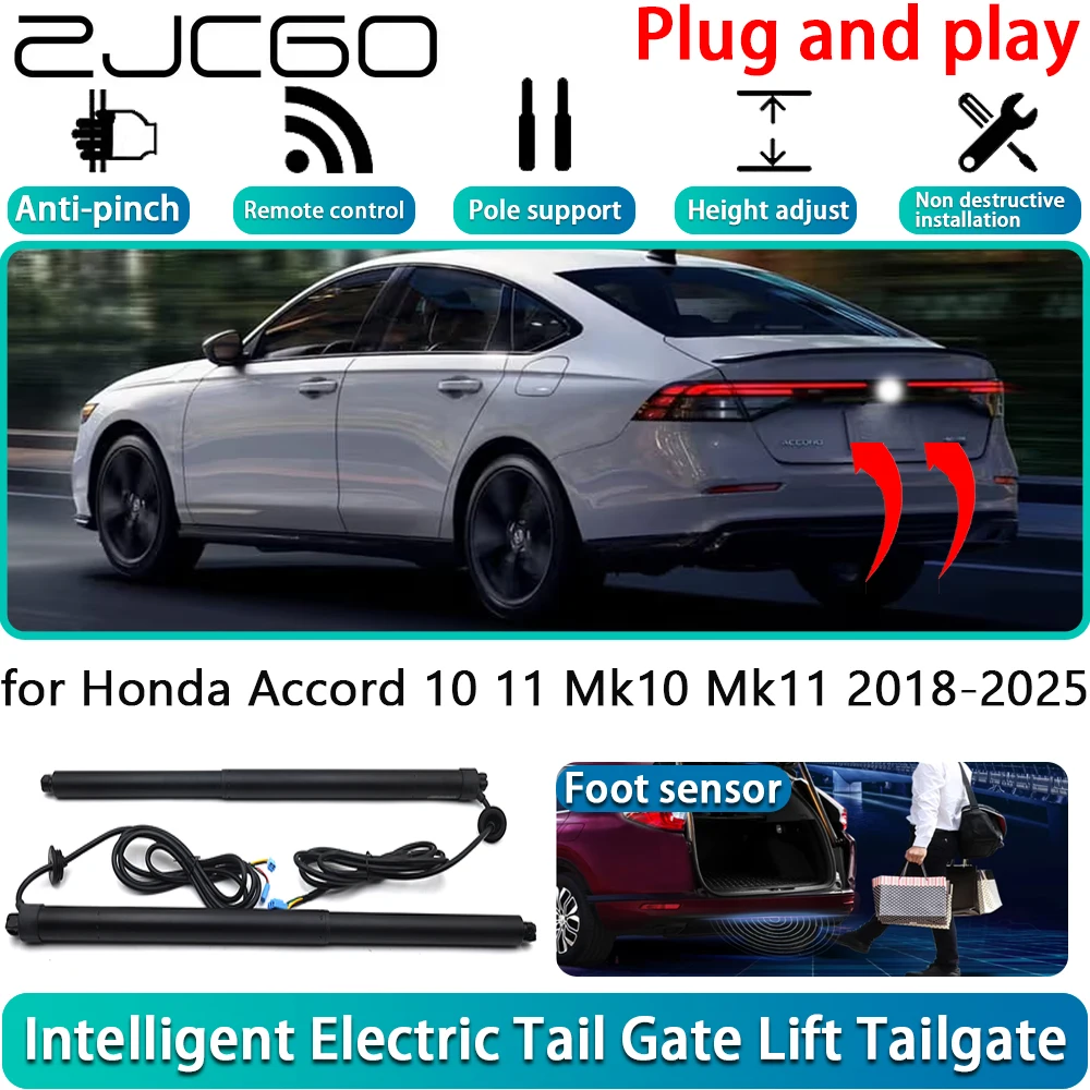 

for Honda Accord 10 11 Mk10 Mk11 2018-2025 Electric Powered Tailgate Power Liftgate Automatic Tailgate System With Foot Sensor