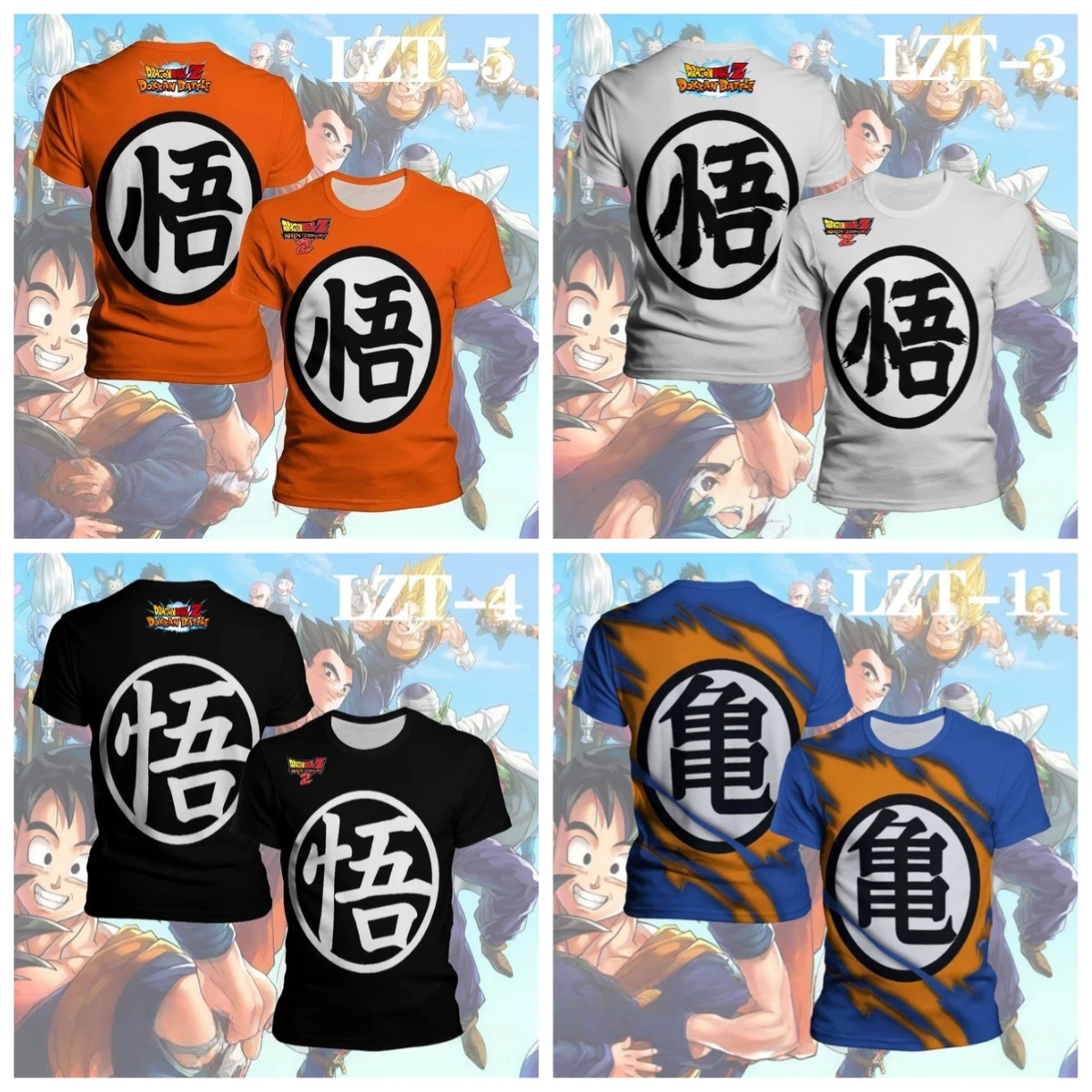 

Лето 2025 г., хит продаж, новая футболка Dragon Ball Wukong для косплея Super Saiyan с короткими рукавами, белый, черный, оранжевый, дышащий трикотаж