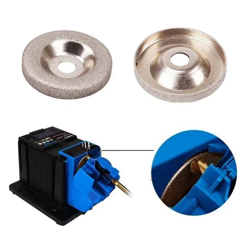 Diamond Grinding Wheel 180 Grit Cup Glass Emery Milling Cutter Circle Grinder Stone Sharpener Cutting Cut-Off Wheels Rotary Tool